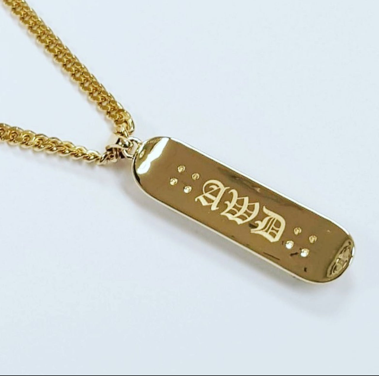 DIAMOND EDITION 14k SOLID GOLD SKATEBOARD PENDANT