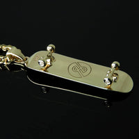 Thumbnail for DIAMOND EDITION 14K Solid Gold Skateboard Pendant