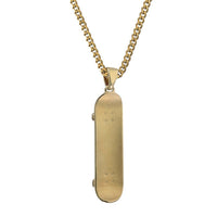 Thumbnail for PERSONALIZED SKATEBOARD PENDANT (GOLD)