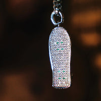 Thumbnail for ICED OUT Old School Deck Pendant (Silver)