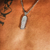 Thumbnail for ICED OUT Old School Deck Pendant (Silver)