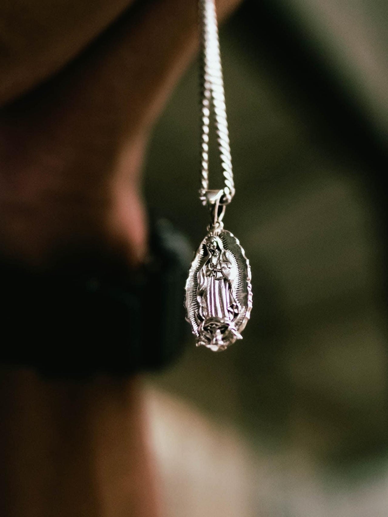Colgante Señora Guadalupe (Plata)
