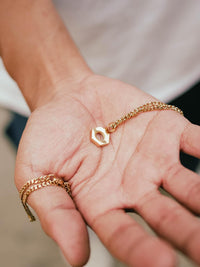 Thumbnail for Hex Nut Pendant (Gold)