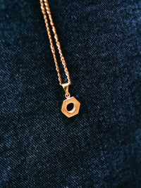Thumbnail for Hex Nut Pendant (Gold)