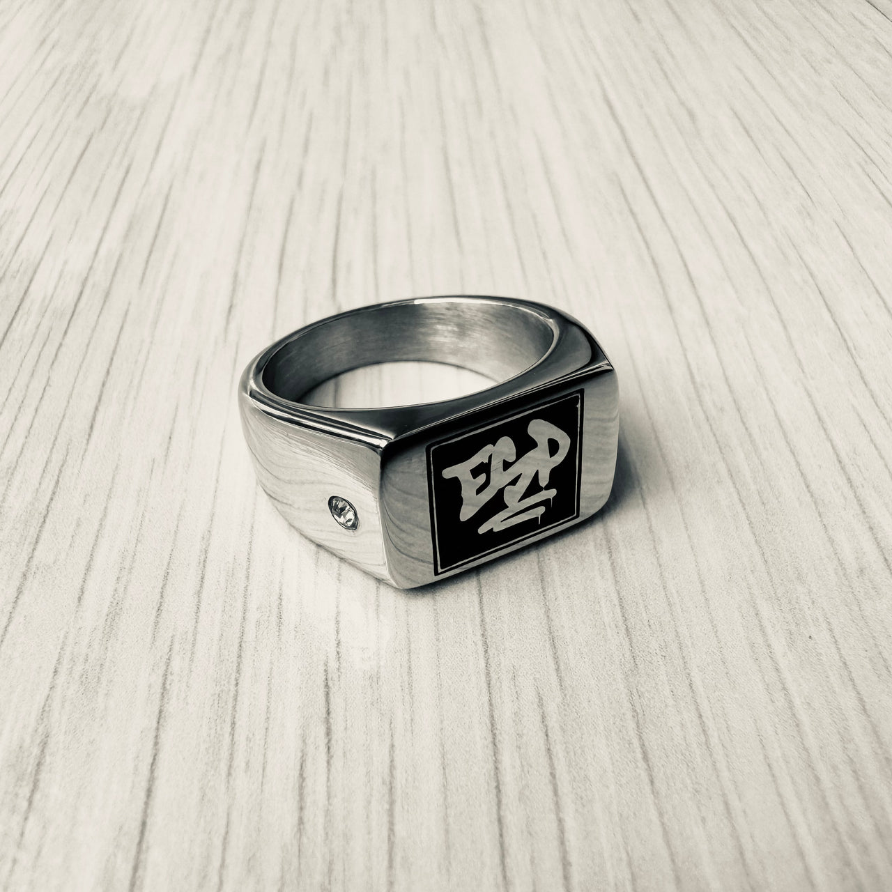 Anillo de sello ESP (plata)