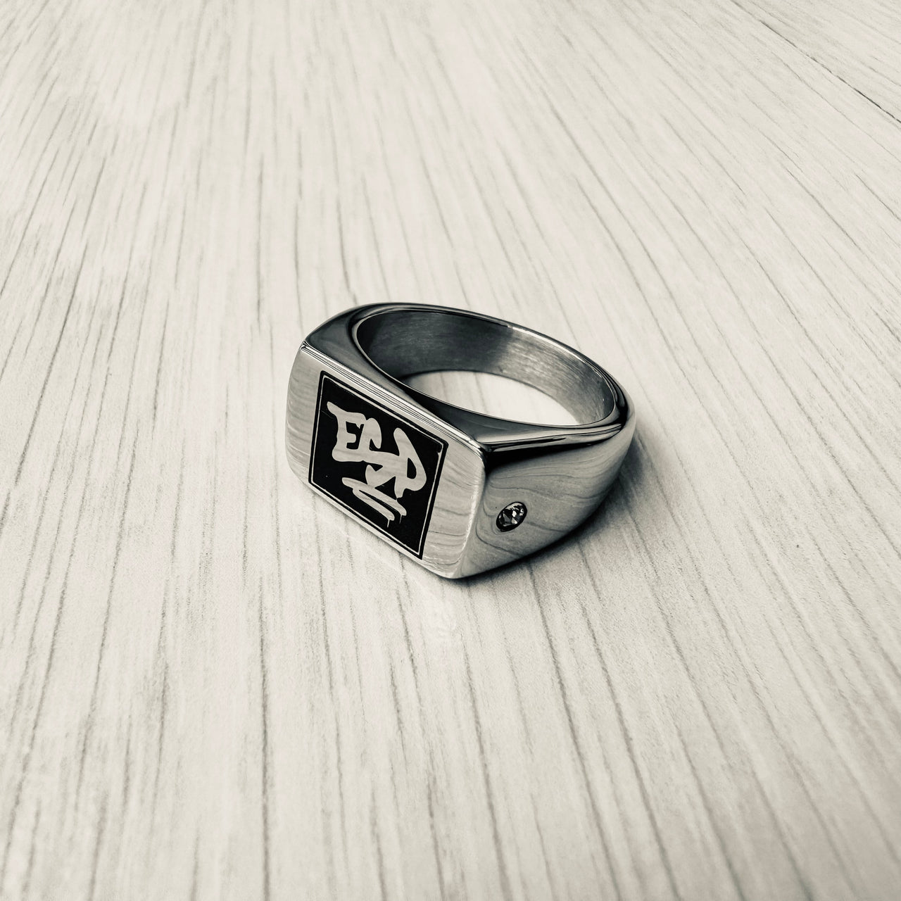 Anillo de sello ESP (plata)