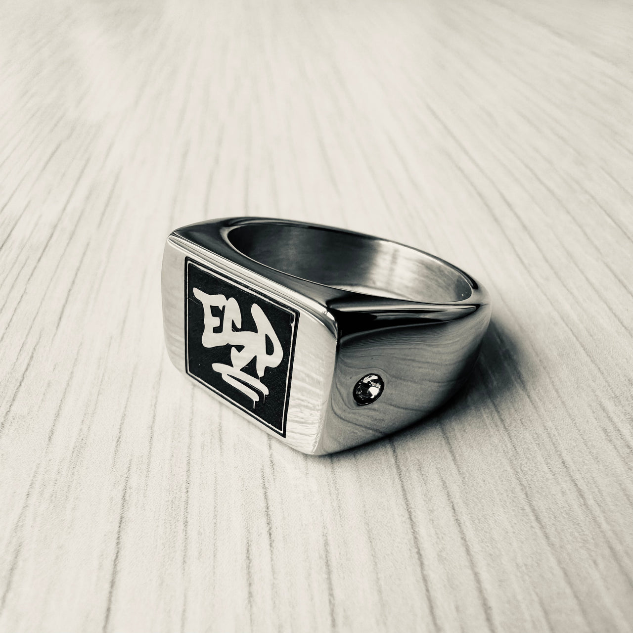 Anillo de sello ESP (plata)