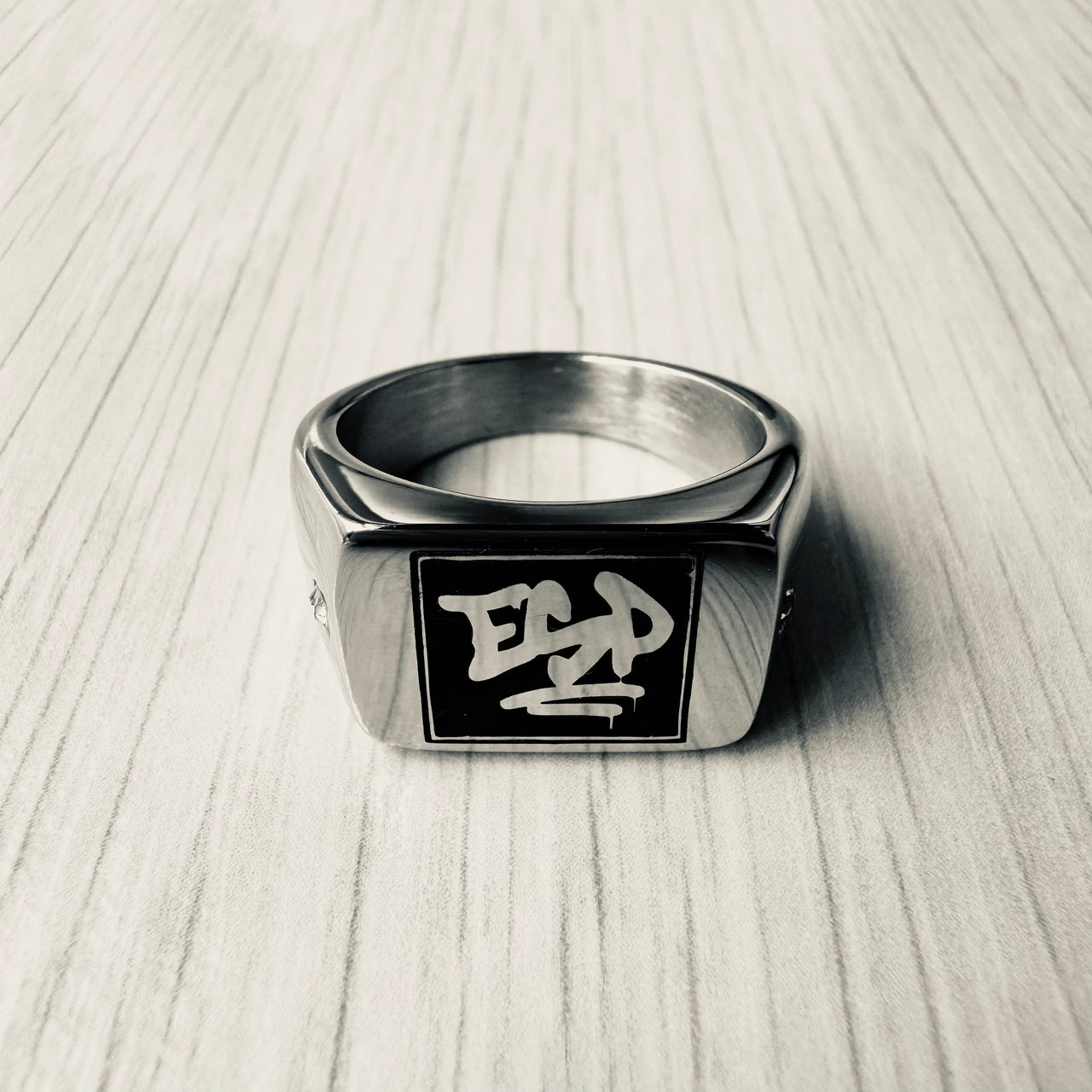 Anillo de sello ESP (plata)