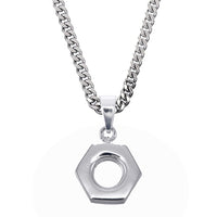 Thumbnail for Hex Nut Pendant (Silver)