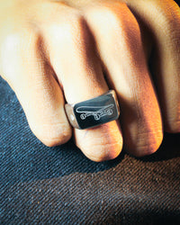 Thumbnail for Skateboard Pendant & Ring Bundle (Silver)