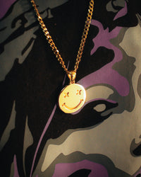 Thumbnail for Smiley Face V2 Pendant (Gold)