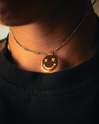 Thumbnail for Smiley Face V2 Pendant (Gold)
