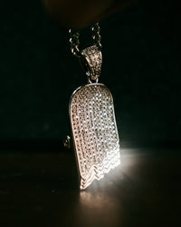Thumbnail for ICED OUT Broken Deck Pendant (Silver)