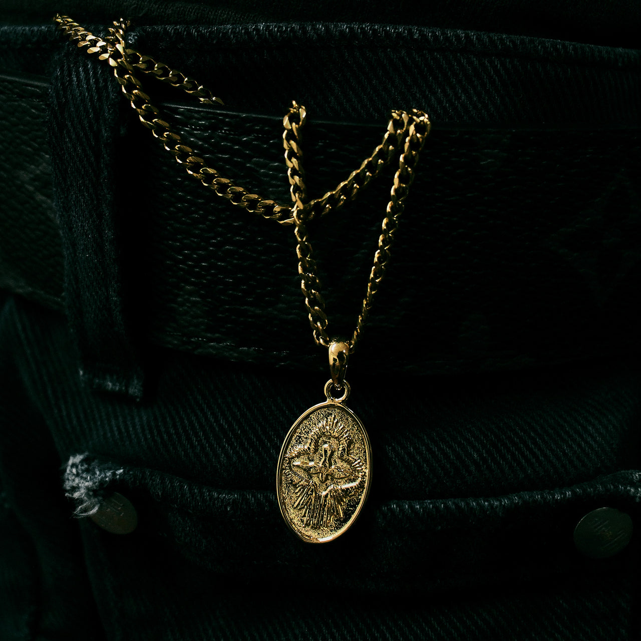 Taubenanhänger (Gold)