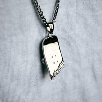 Thumbnail for Broken Skateboard Pendant (Silver)