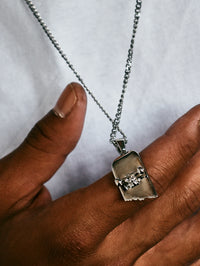 Thumbnail for Broken Skateboard Pendant (Silver)