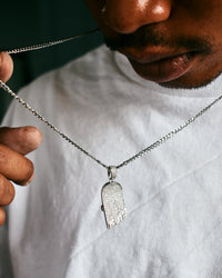 Thumbnail for ICED OUT Broken Deck Pendant (Silver)