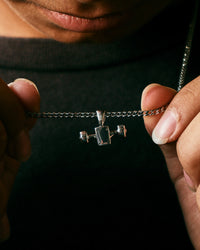 Thumbnail for Skateboard Truck w/Wheels Pendant (Silver)