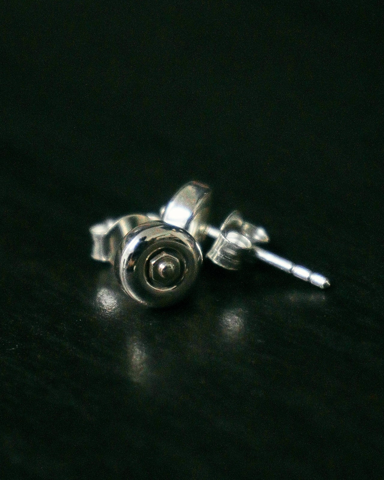 Ohrstecker mit Skateboard-Rädern (Silber)
