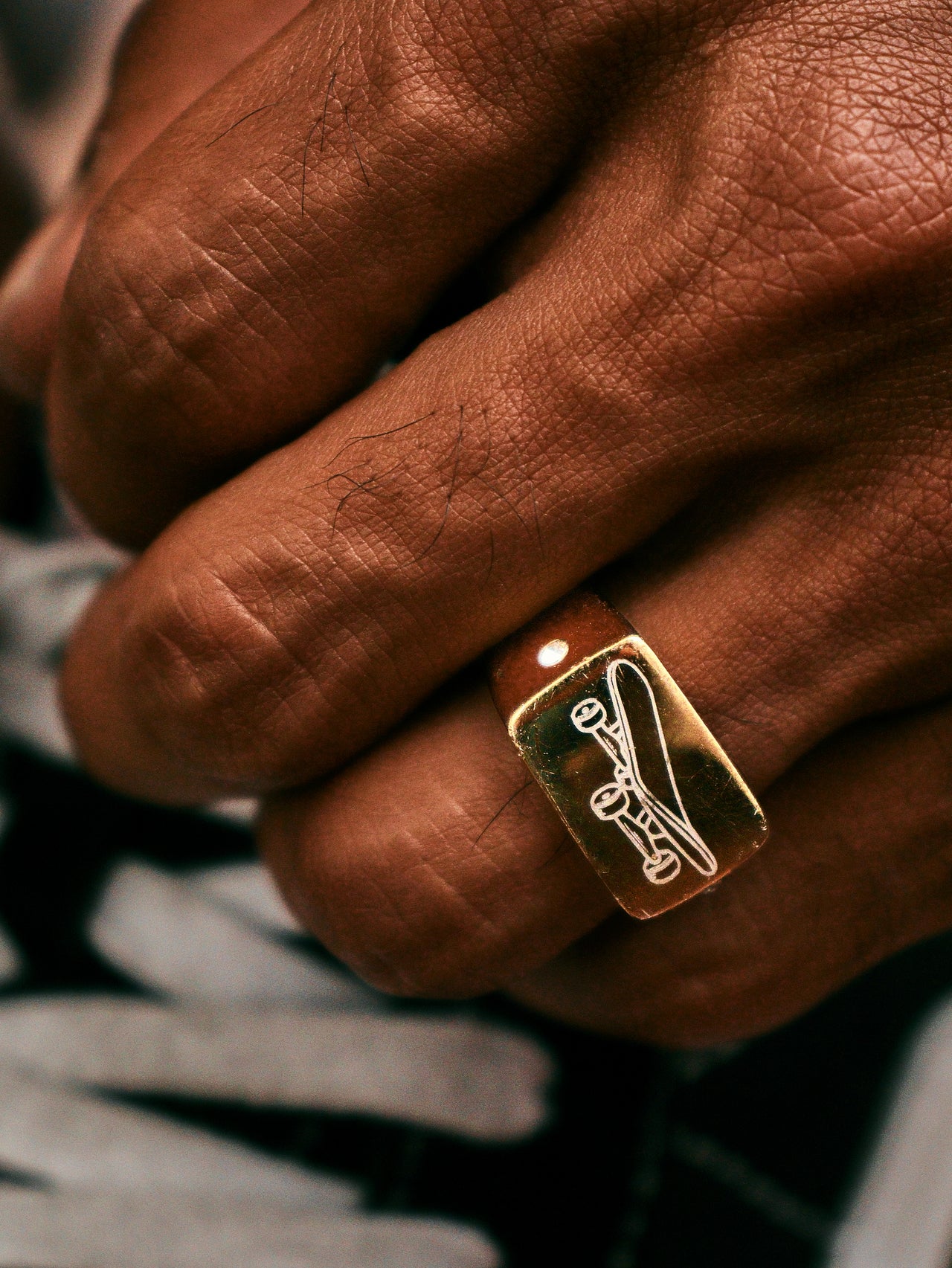Anillo de skate (oro)