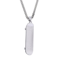 Thumbnail for Personalized Skateboard Pendant (Silver)
