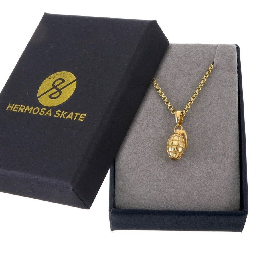 GRENADE PENDANT (GOLD)