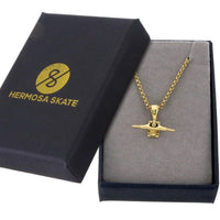 Thumbnail for Skateboard Truck Pendant (Gold)