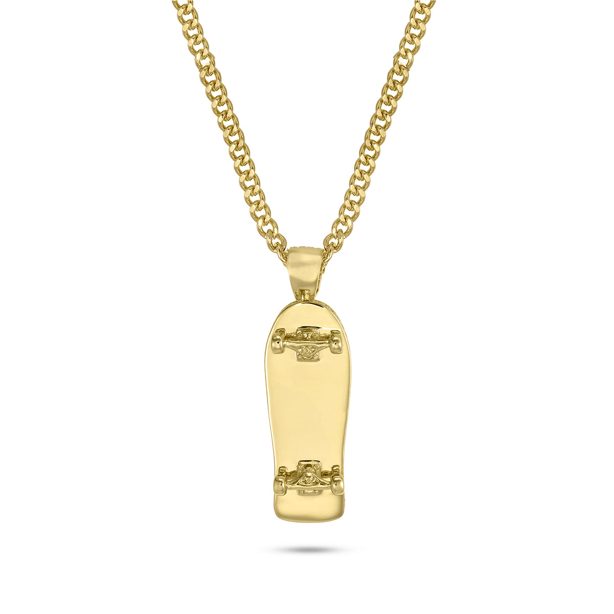 ICED OUT OLD SCHOOL DECK PENDANT (GOLD)