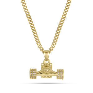 Iced Out Truck Pendant (Gold)