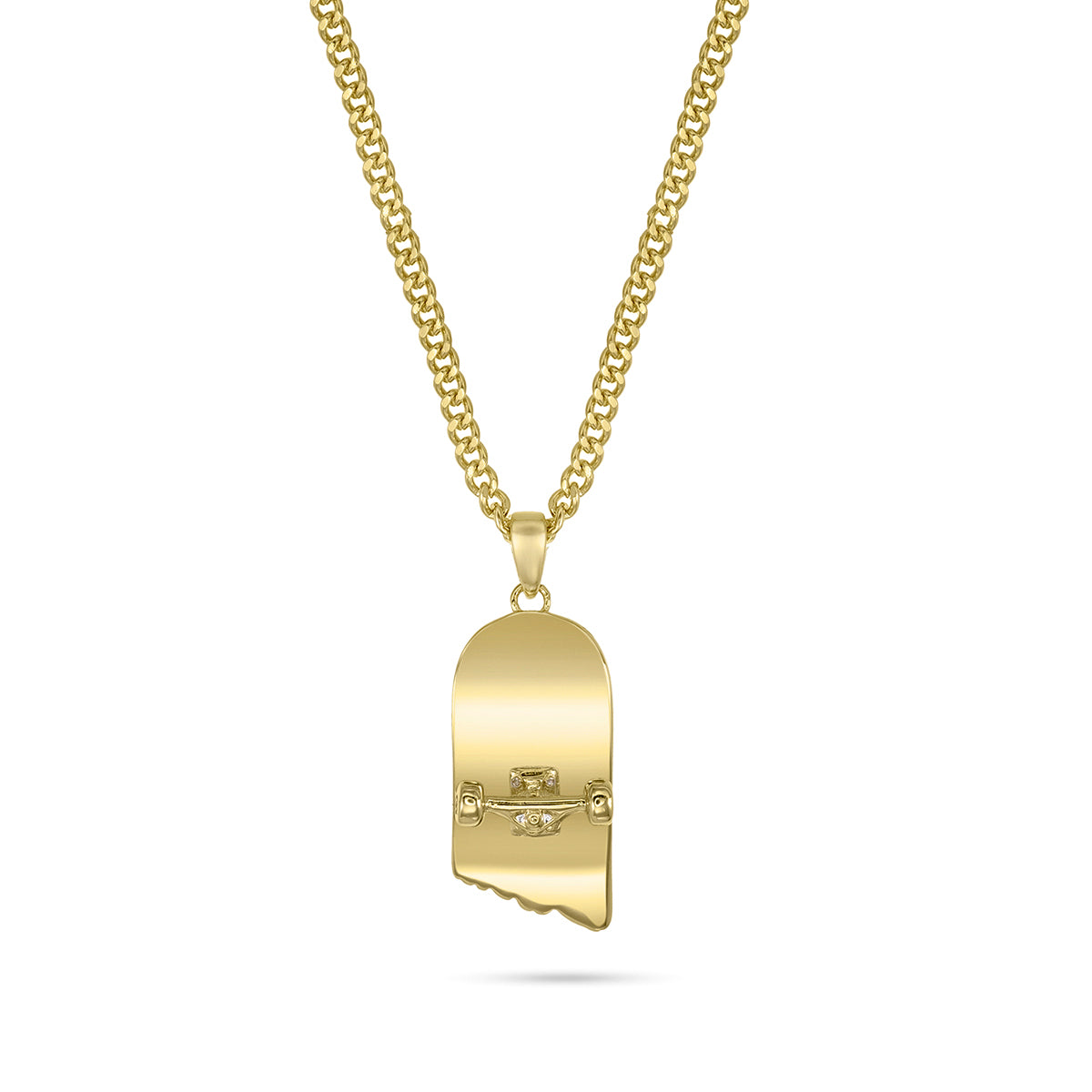 ICED OUT Broken Deck Pendant (Gold)