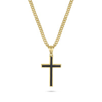 Thumbnail for DOUBLE SIDED CROSS PENDANT (GOLD)