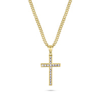 Thumbnail for DOUBLE SIDED CROSS PENDANT (GOLD)