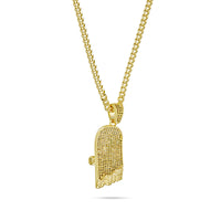 Thumbnail for ICED OUT Broken Deck Pendant (Gold)