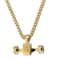 Thumbnail for Skateboard Truck w/Wheels Pendant (Gold)