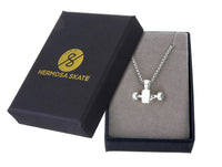 Thumbnail for Skateboard Truck w/Wheels Pendant (Silver)