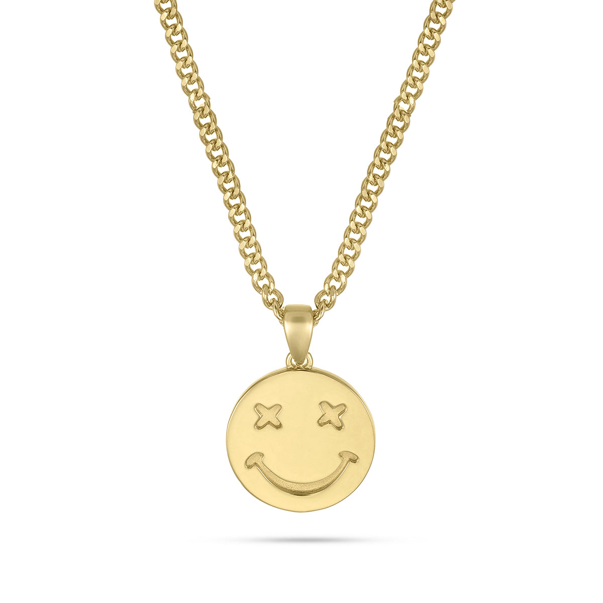 COLGANTE SMILEY FACE V2 (ORO) 