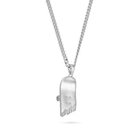 Thumbnail for Broken Skateboard Pendant (Silver)