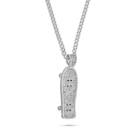 Thumbnail for ICED OUT Old School Deck Pendant (Silver)