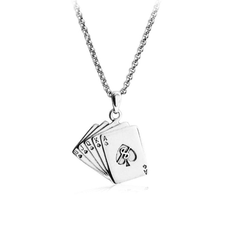 GAMBLER PENDANT (SILVER)